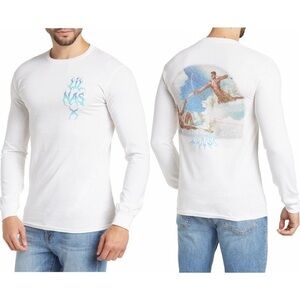Lil Nas X Long Sleeve T-Shirt Goodie Two Sleeves White Men's Tee Shirt
